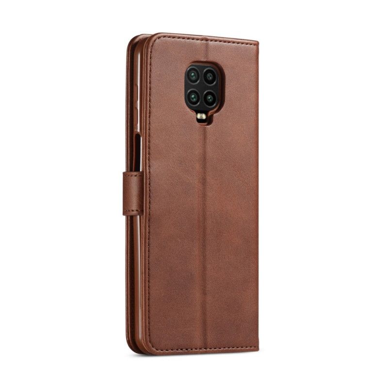 Flip Cover Xiaomi Redmi Note 9S / Note 9 Pro Sort Lc.Imeeke Lædereffekt