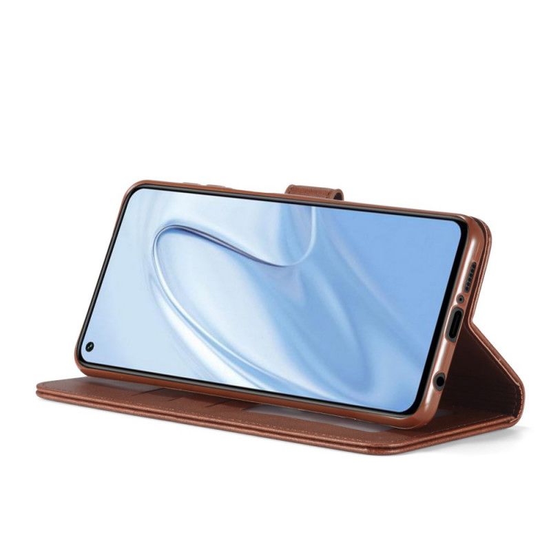 Flip Cover Xiaomi Redmi Note 9S / Note 9 Pro Sort Lc.Imeeke Lædereffekt