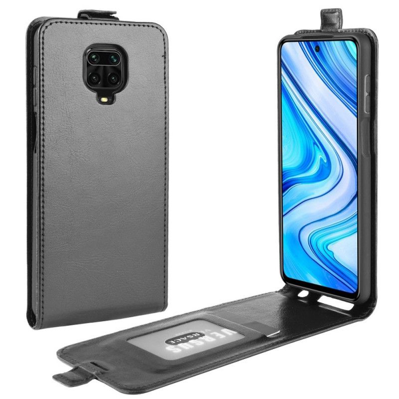 Flip Cover Xiaomi Redmi Note 9S / Note 9 Pro Sort Mobilcover Sammenfoldelig