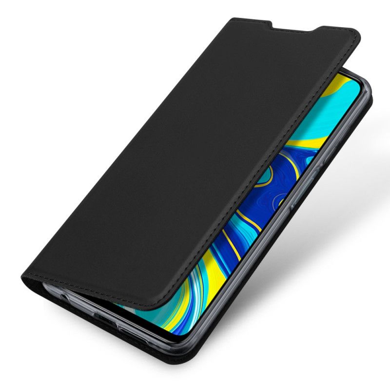 Læder Cover Xiaomi Redmi Note 9S / Note 9 Pro Sort Dux Ducis