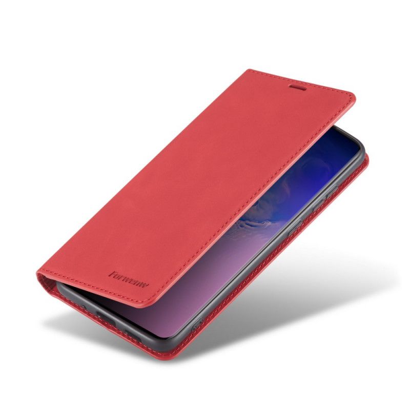 Læder Cover Xiaomi Redmi Note 9S / Note 9 Pro Sort Forwenw Lædereffekt Original