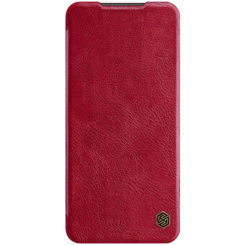 Læder Cover Xiaomi Redmi Note 9S / Note 9 Pro Sort Nillkin Qin-Serie