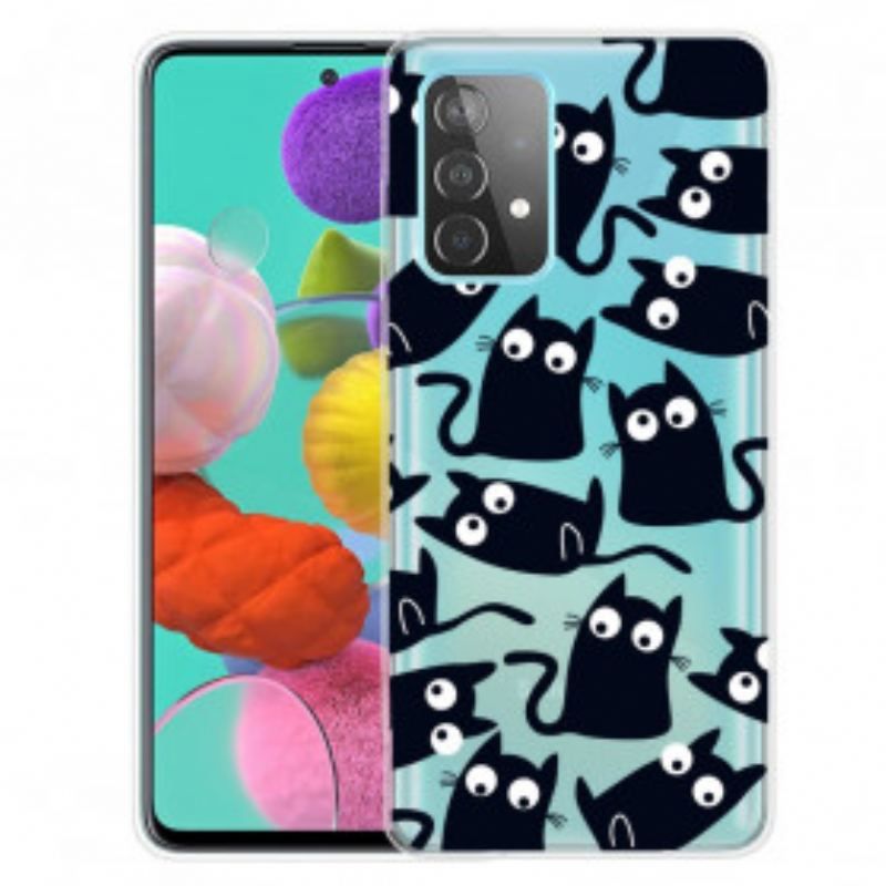 Cover Samsung Galaxy A52 4G / A52 5G / A52s 5G Sorte Mus