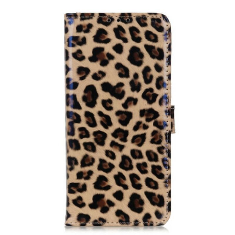 Flip Cover Samsung Galaxy A52 4G / A52 5G / A52s 5G Almindelig Leopard