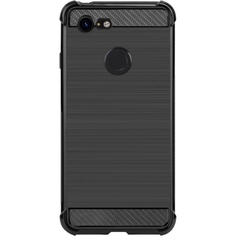 Cover Google Pixel 3 XL Mobilcover Imak Børstet Kulfiber