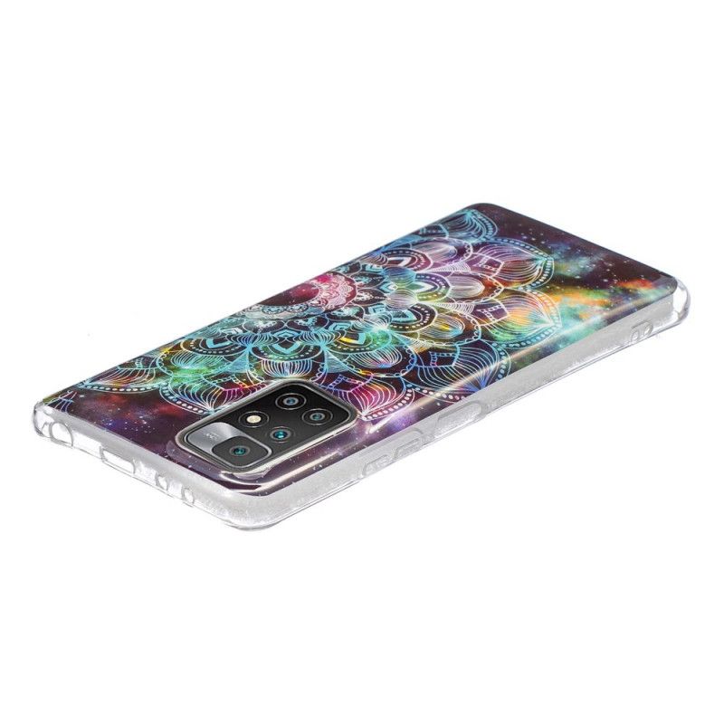 Cover Xiaomi Redmi 10 Fluorescerende Farvet Mandala