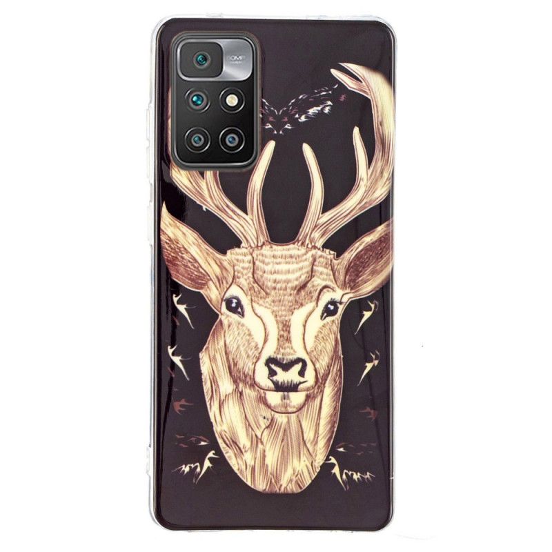 Cover Xiaomi Redmi 10 Majestic Fluorescent Stag