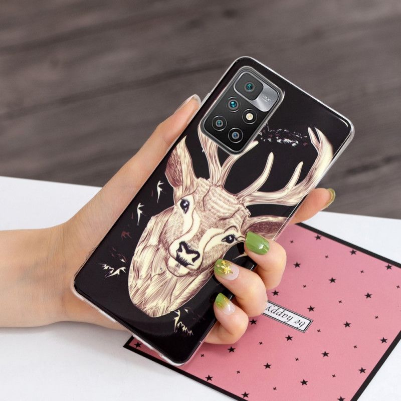 Cover Xiaomi Redmi 10 Majestic Fluorescent Stag