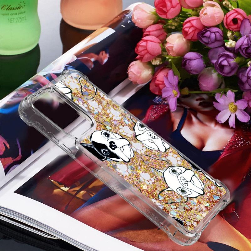 Cover Xiaomi Redmi 10 Mr Hunde Pailletter