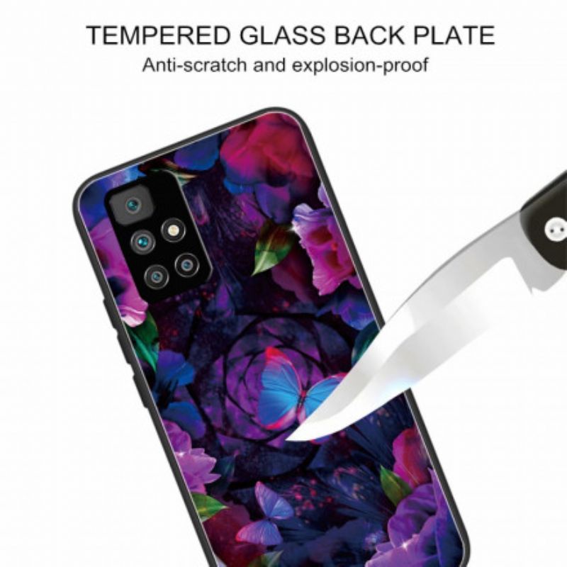 Cover Xiaomi Redmi 10 Sommerfuglevariation Af Hærdet Glas