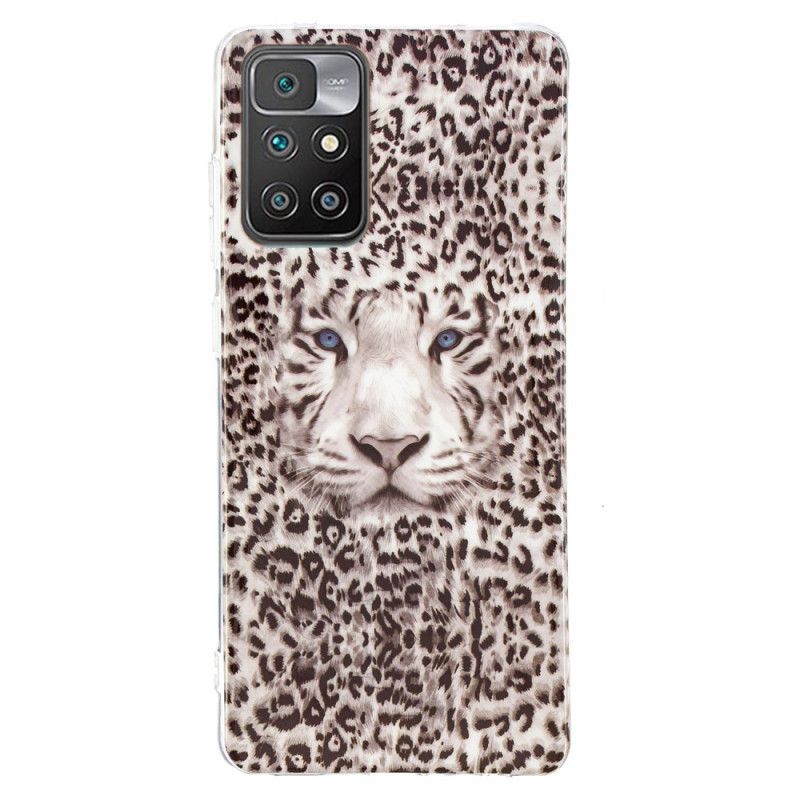 Cover Xiaomi Redmi 10 Telefon Etui Fluorescerende Leopard