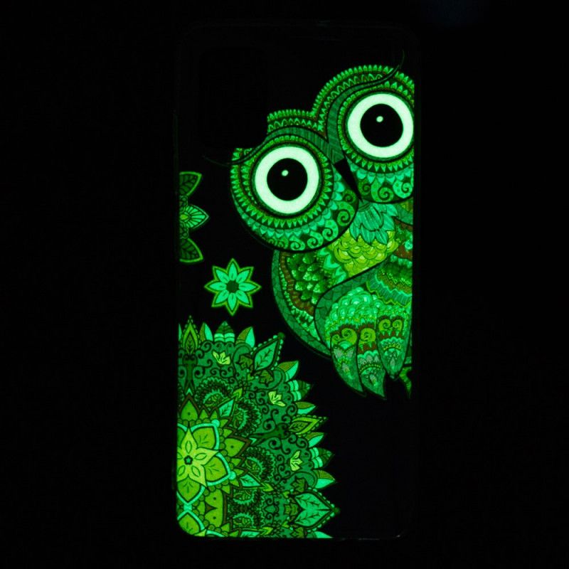 Cover Xiaomi Redmi 10 Telefon Etui Fluorescerende Ugle