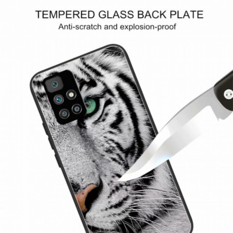 Cover Xiaomi Redmi 10 Tiger I Hærdet Glas