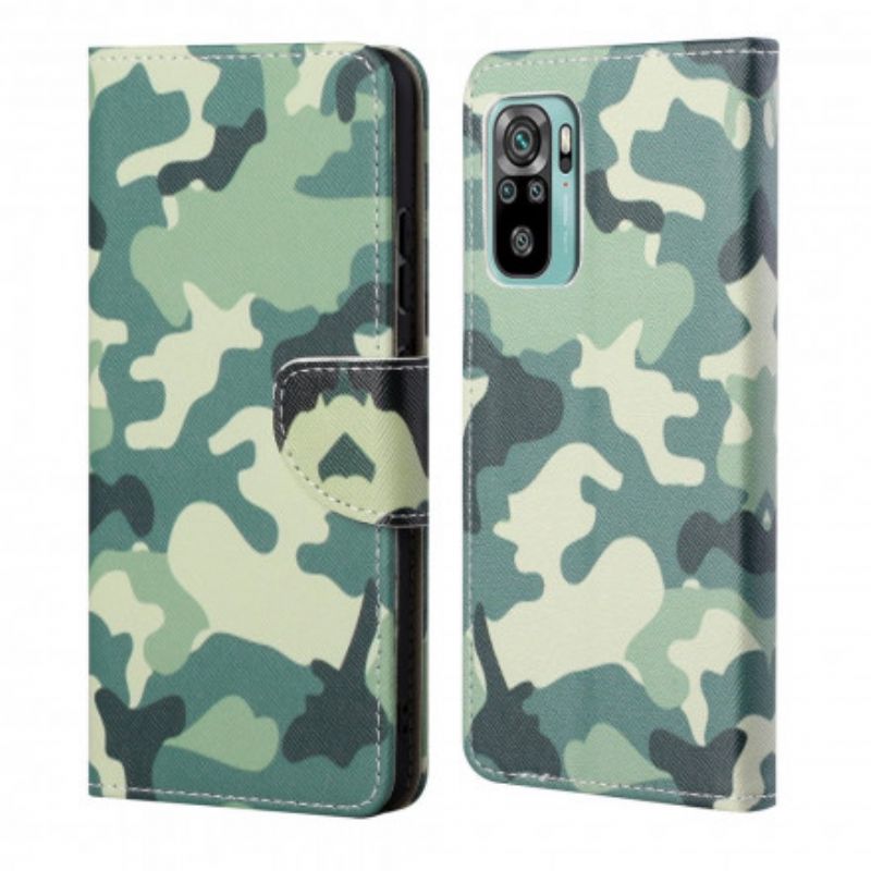 Flip Cover Til Xiaomi Redmi 10 Camouflage