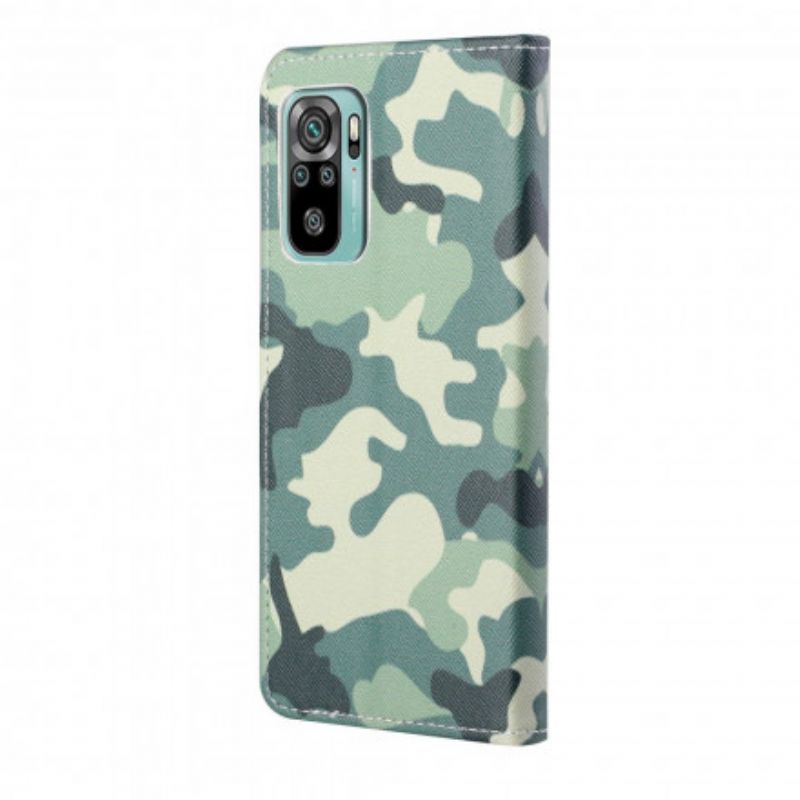 Flip Cover Til Xiaomi Redmi 10 Camouflage