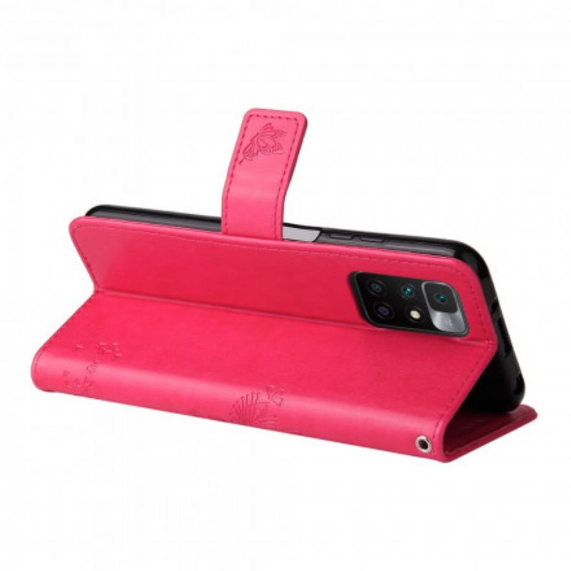 Flip Cover Til Xiaomi Redmi 10 Tree And Thong Cat