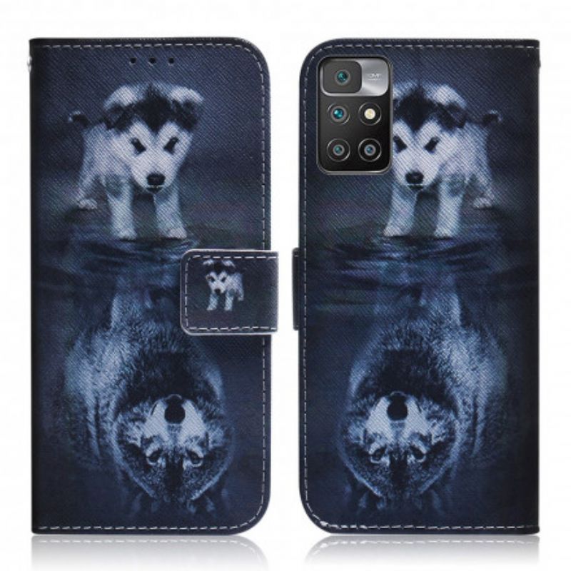 Flip Cover Xiaomi Redmi 10 Ernesto The Wolf