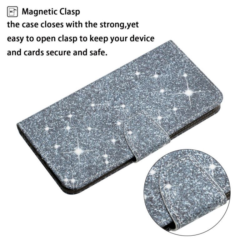 Flip Cover Xiaomi Redmi 10 Glitter Strappy