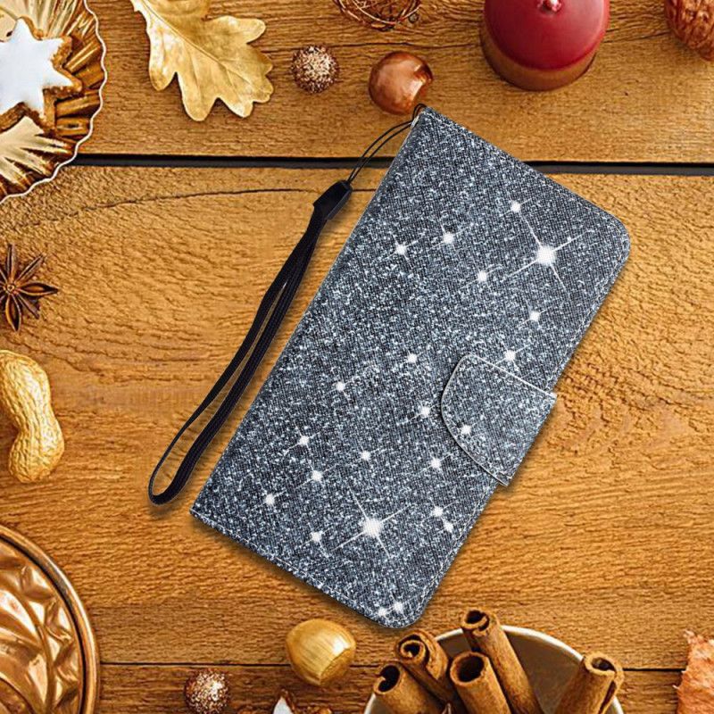 Flip Cover Xiaomi Redmi 10 Glitter Strappy