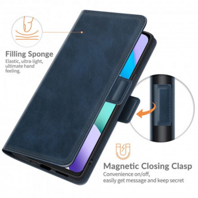 Flip Cover Xiaomi Redmi 10 Klassisk Dobbeltklap