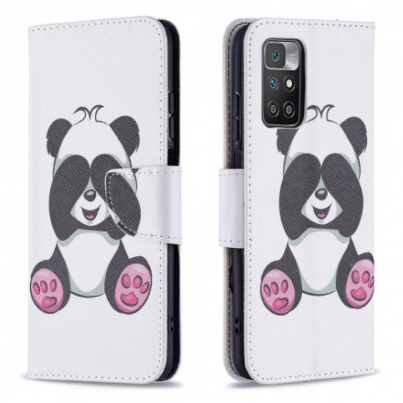 Flip Cover Xiaomi Redmi 10 Panda Sjov