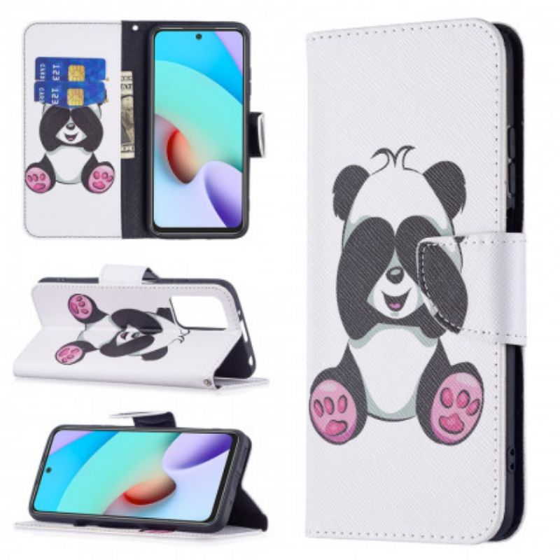 Flip Cover Xiaomi Redmi 10 Panda Sjov