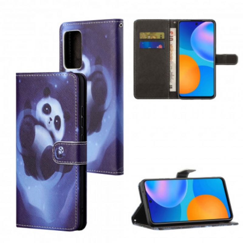 Flip Cover Xiaomi Redmi 10 Panda Space Strappy