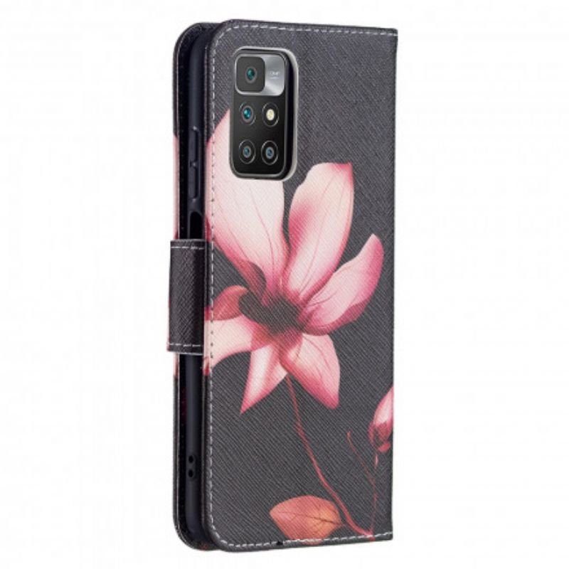 Flip Cover Xiaomi Redmi 10 Pink Blomst