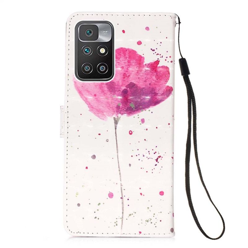 Flip Cover Xiaomi Redmi 10 Poppy Akvarel