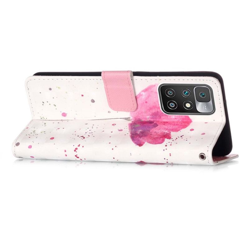 Flip Cover Xiaomi Redmi 10 Poppy Akvarel