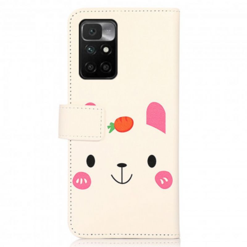 Flip Cover Xiaomi Redmi 10 Sjov Tegneserie