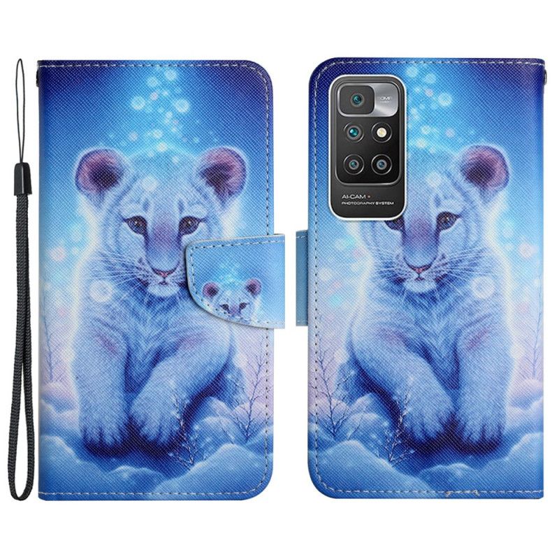 Flip Cover Xiaomi Redmi 10 Snow Tiger