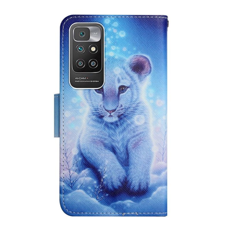 Flip Cover Xiaomi Redmi 10 Snow Tiger