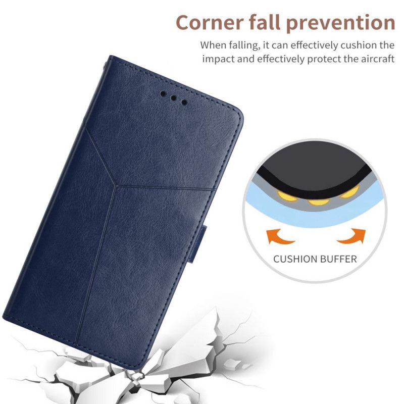 Flip Cover Xiaomi Redmi 10 Style Læder Geo Y Design