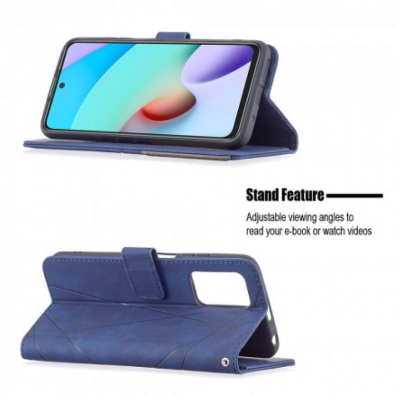 Flip Cover Xiaomi Redmi 10 Trekant Binfen Farve