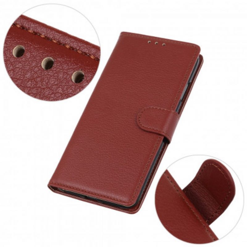 Læder Cover Xiaomi Redmi 10 Telefon Etui Traditionelt Imiteret Læder