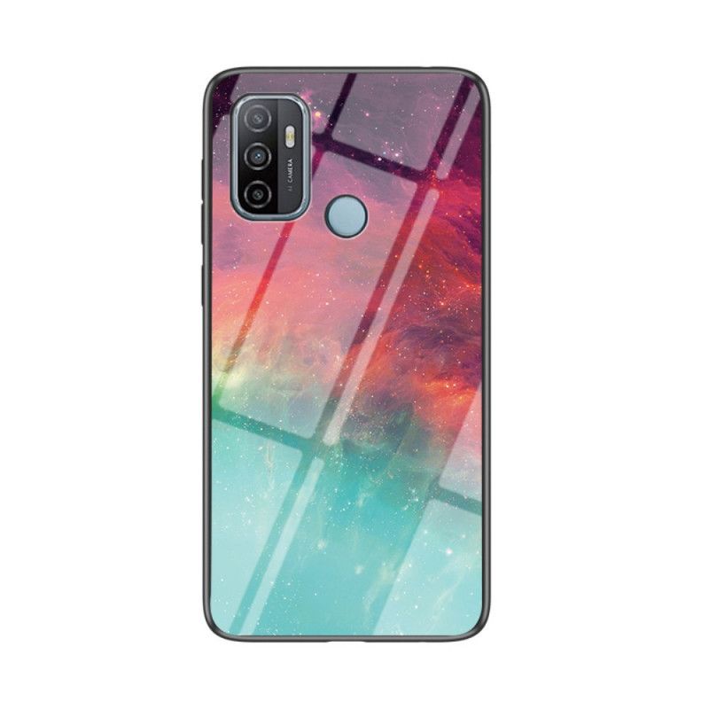 Cover for Oppo A53s Sort Skønhedshærdet Glas