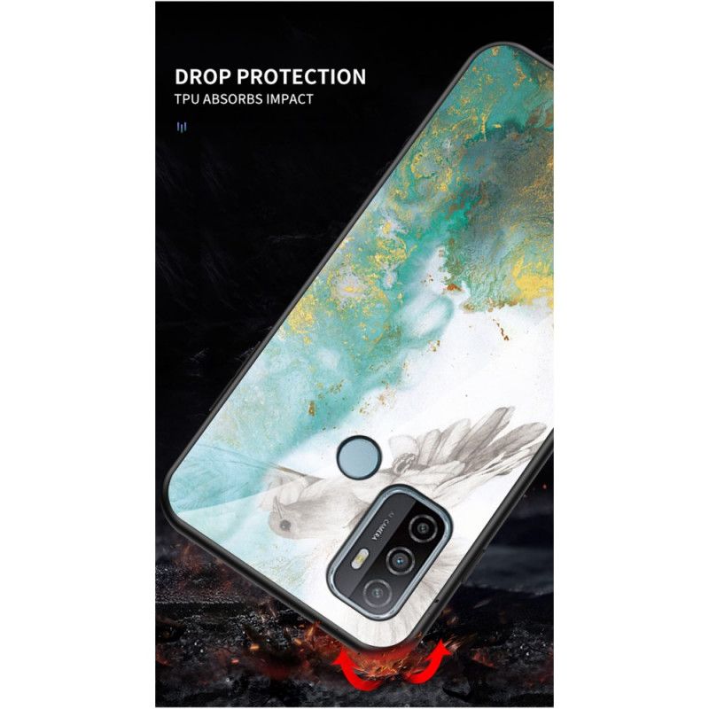 Cover Oppo A53s Sort Premiumfarver Hærdet Glas