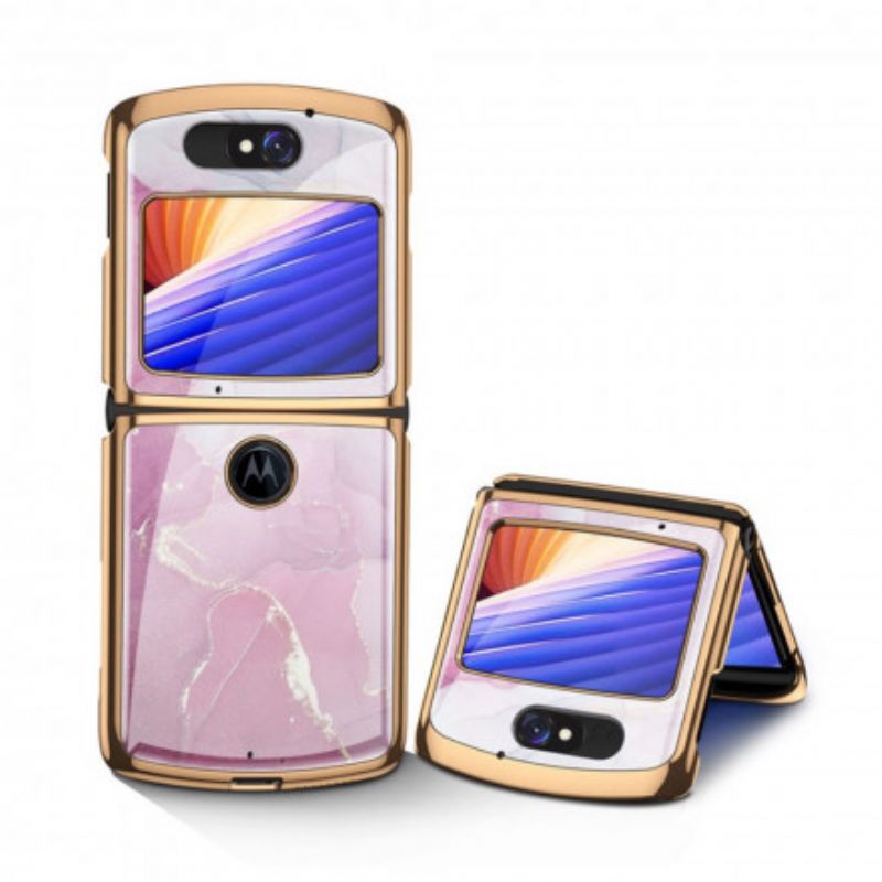 Cover Motorola Razr 5g Hærdet Glasmarmor Gkk