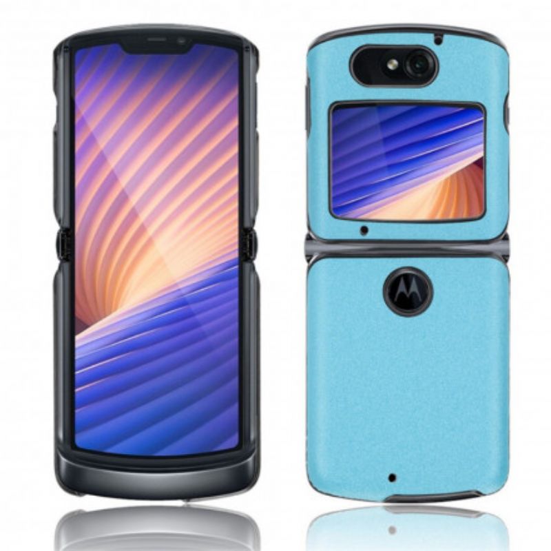 Cover Motorola Razr 5g Slebet Imiteret Læder