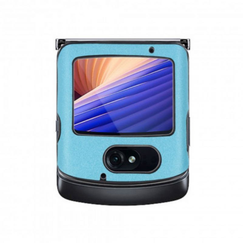 Cover Motorola Razr 5g Slebet Imiteret Læder