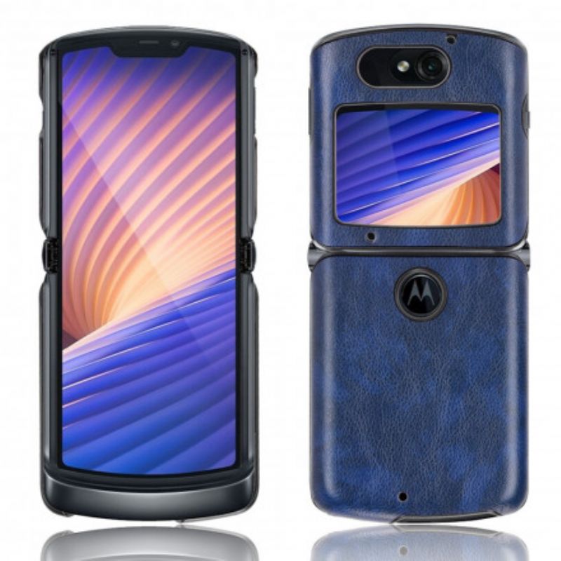 Cover Til Motorola Razr 5g Lychee Imiteret Læder