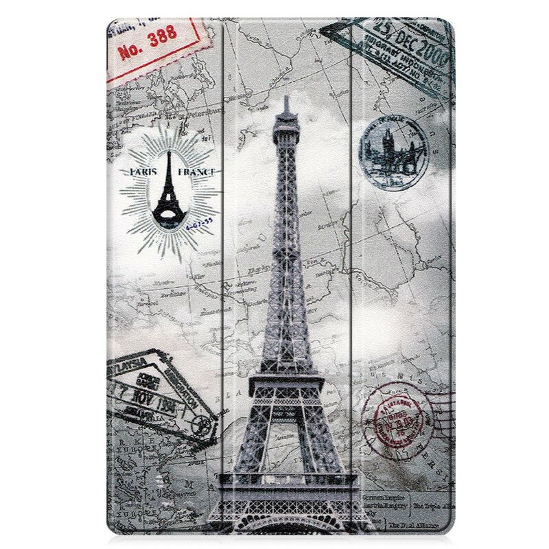 Smart Case Samsung Galaxy Tab S7 Fe Eiffel Tower Stylus Holder