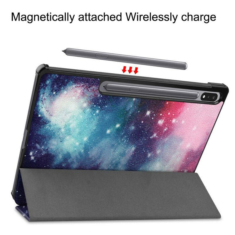 Smart Case Samsung Galaxy Tab S7 Fe Pen Holder Space