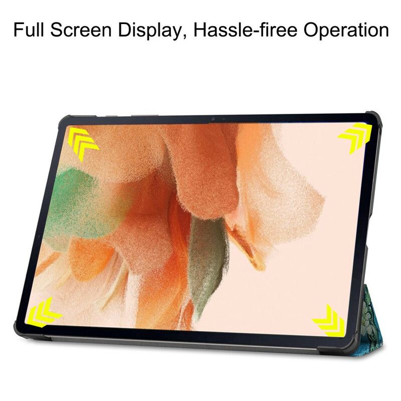 Smart Case Samsung Galaxy Tab S7 Fe Stylus Holder Grene