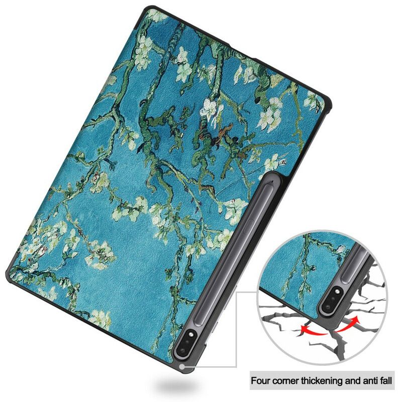 Smart Case Samsung Galaxy Tab S7 Fe Stylus Holder Grene