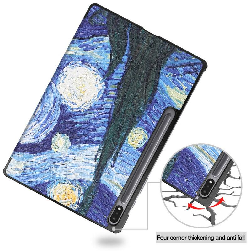 Smart Etui Samsung Galaxy Tab S7 Fe Starry Night Pen Holder