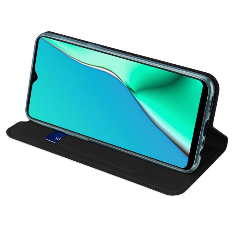 Læder Cover Oppo A5 2020 Sort Pro Dux Ducis Hud