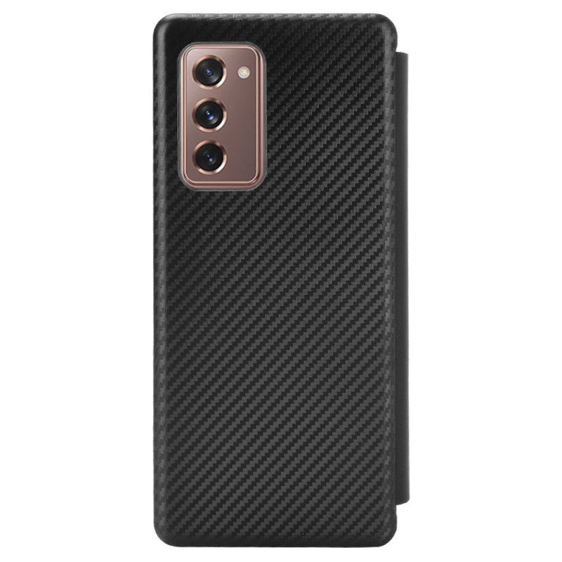 Case Etui Samsung Galaxy Z Fold 2 Sort Kulfiber