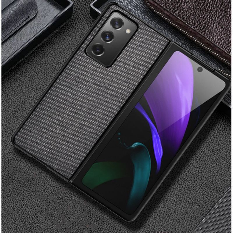 Cover Samsung Galaxy Z Fold 2 Sort Stofhybrid